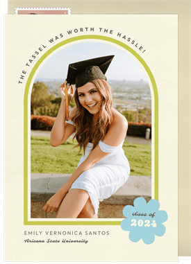 'Worth the Hassle' Graduation Announcement