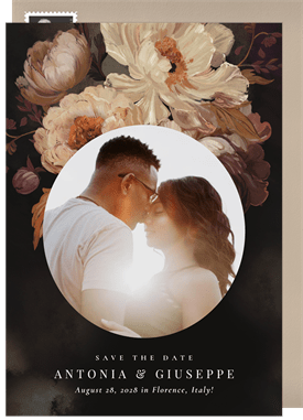 'Baroque Inspired' Wedding Save the Date