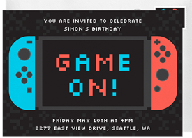'Switch' Kids Birthday Invitation