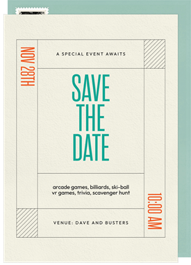 'Trendy Grid' Business Save the Date