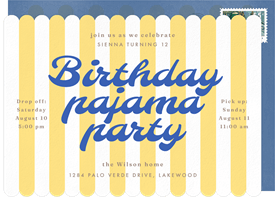 'In Good Company' Kids Birthday Invitation