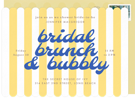 'In Good Company' Bridal Shower Invitation