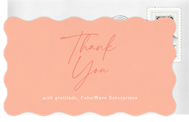 'Vibrant Waves' Company Retreat Thank You Note