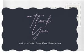 'Vibrant Waves' Company Retreat Thank You Note