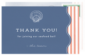 'Classic Seafood Boil' Company Retreat Thank You Note