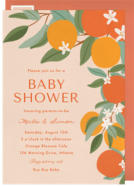 'Positano' Baby Shower Invitation