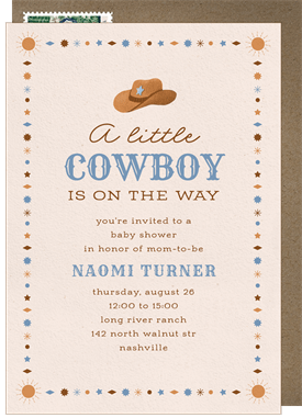 'Country Cutie' Baby Shower Invitation