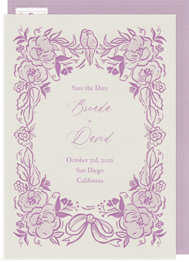 'Whimsy' Wedding Save the Date