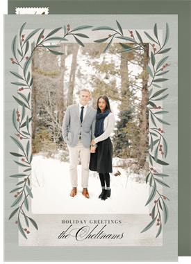 'Holiday Boughs' Holiday Greetings Card