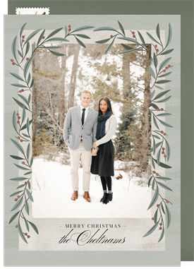 'Holiday Boughs' Christmas Greetings Card