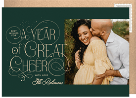 'Great Cheer' Holiday Greetings Card