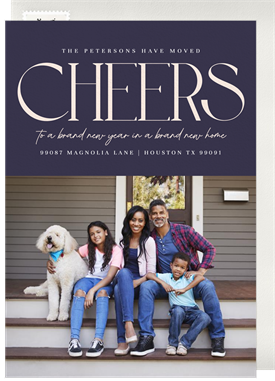 'Brand New Cheers' New Year's Greeting Card