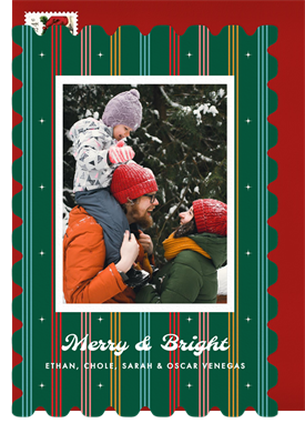 'Festive Funky Frame' Holiday Greetings Card