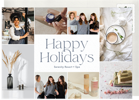 'Holiday Album' Business Holiday Greetings Card