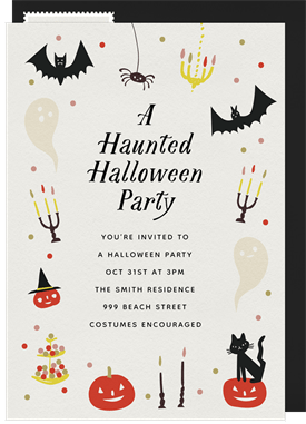 'Frightful Fun' Halloween Invitation