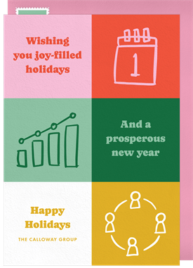 'Business Whimsy' Business New Year's Greeting Card