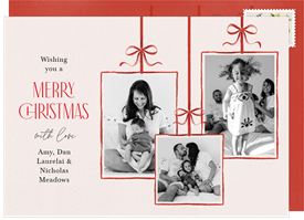 'Merry Family Moments' Christmas Greetings Card