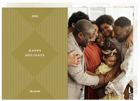 'Diamonds' Holiday Greetings Card