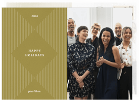 'Diamonds' Business Holiday Greetings Card