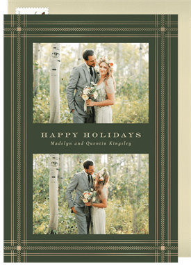 'Gilded Thread' Holiday Greetings Card