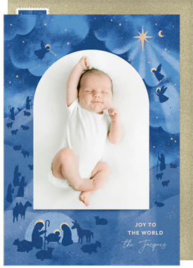 'Nativity Story' Christmas Greetings Card