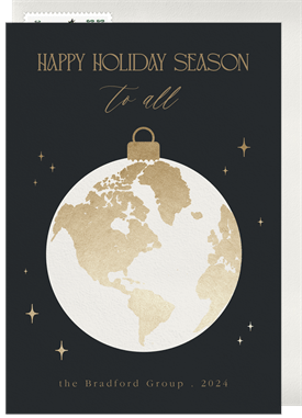 'To All' Business Holiday Greetings Card