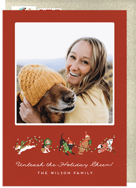 'Unleash Cheer' Holiday Greetings Card