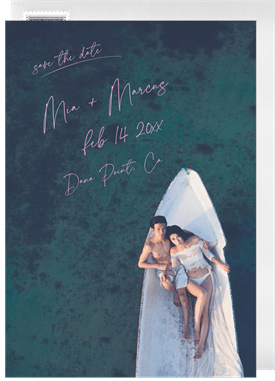 'Full Photo Everything' Wedding Save the Date