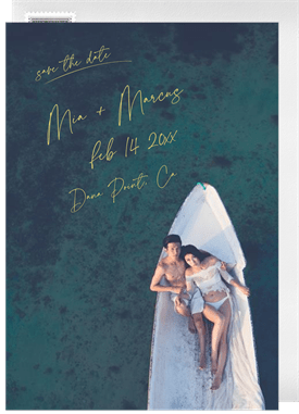 'Full Photo Everything' Wedding Save the Date