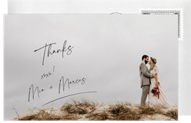 'Full Photo Everything' Wedding Thank You Note