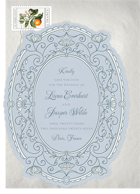 'Ornate Frame' Wedding Save the Date