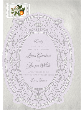 'Ornate Frame' Wedding Save the Date