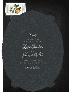 'Ornate Frame' Wedding Save the Date