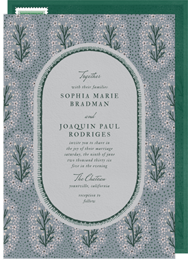 'Rustic Berries' Wedding Invitation