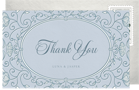 'Ornate Frame' Wedding Thank You Note