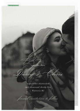 'Picture Perfect Gradient' Wedding Save the Date