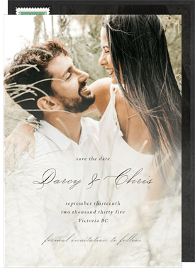 'Picture Perfect Gradient' Wedding Save the Date