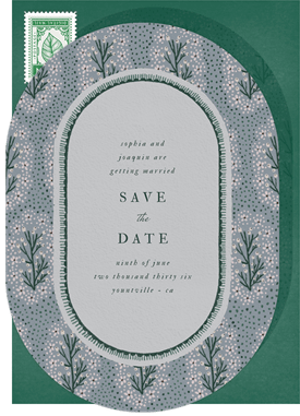 'Rustic Berries' Wedding Save the Date