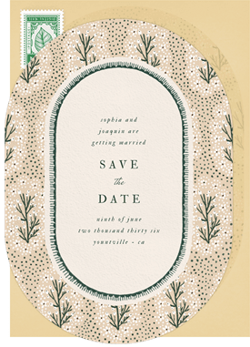 'Rustic Berries' Wedding Save the Date