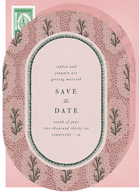 'Rustic Berries' Wedding Save the Date