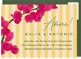 'Italian Marquee' Wedding Invitation