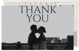 'The Full Picture' Wedding Thank You Note