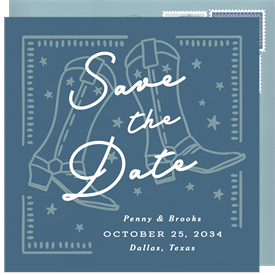 'Country Charm' Wedding Save the Date