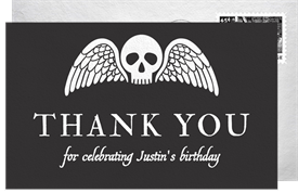 'RIP Youth' Adult Birthday Thank You Note