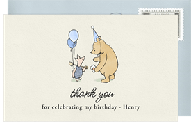 'Classic Best Friends' Kids Birthday Thank You Note