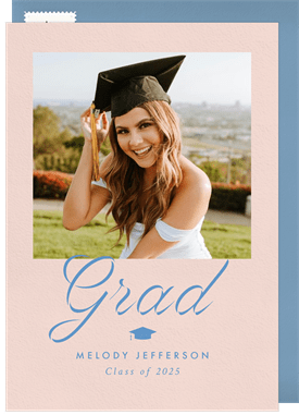 'Scripted Success' Graduation Announcement