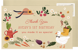 'Silly Goose' Kids Birthday Thank You Note