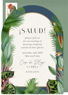 'Riviera Maya' Summer Party Invitation
