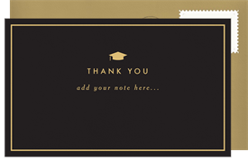 'Captured & Celebrated' Graduation Thank You Note