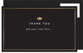 'Captured & Celebrated' Graduation Thank You Note